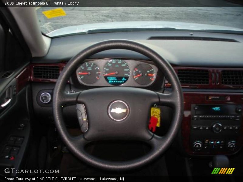 White / Ebony 2009 Chevrolet Impala LT