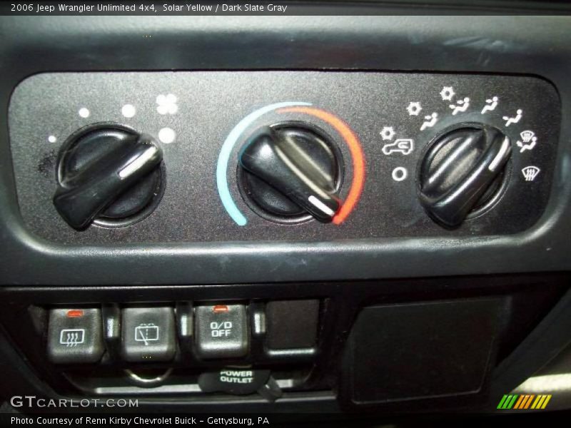 Solar Yellow / Dark Slate Gray 2006 Jeep Wrangler Unlimited 4x4