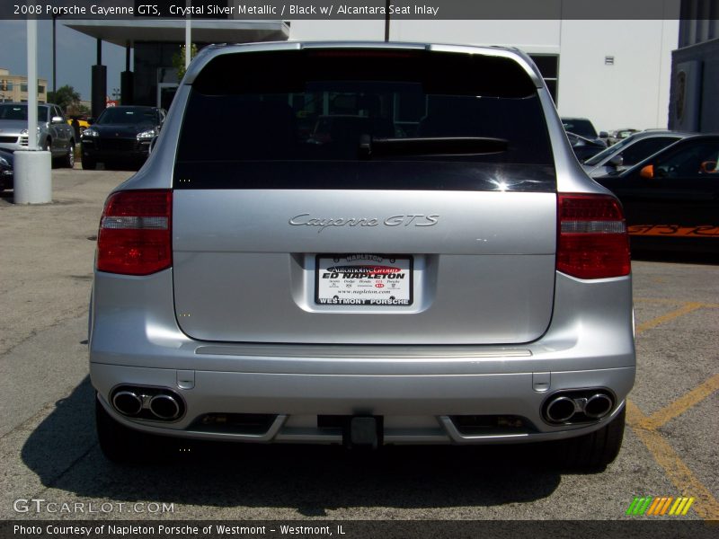 Crystal Silver Metallic / Black w/ Alcantara Seat Inlay 2008 Porsche Cayenne GTS