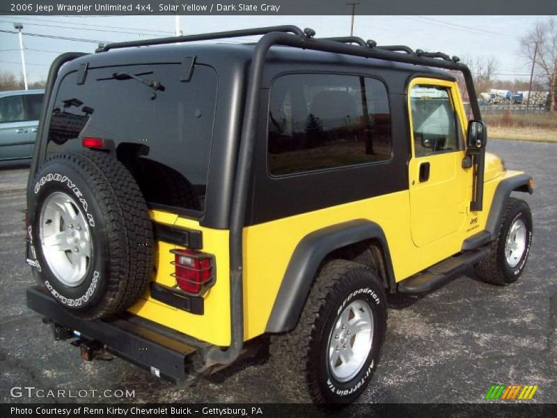Solar Yellow / Dark Slate Gray 2006 Jeep Wrangler Unlimited 4x4