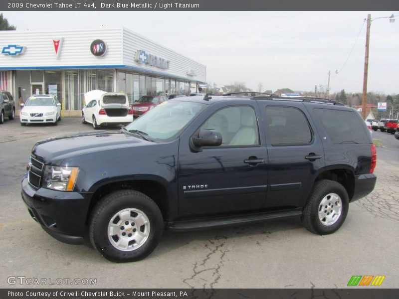 Dark Blue Metallic / Light Titanium 2009 Chevrolet Tahoe LT 4x4
