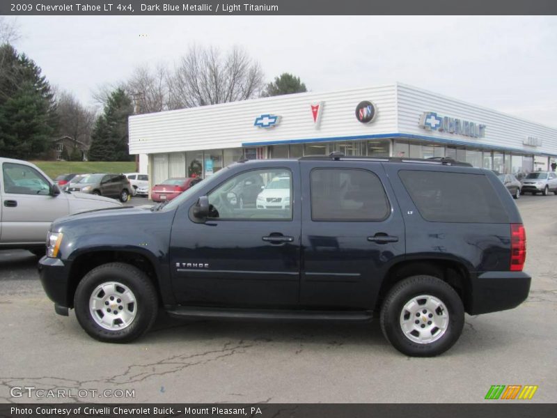 Dark Blue Metallic / Light Titanium 2009 Chevrolet Tahoe LT 4x4