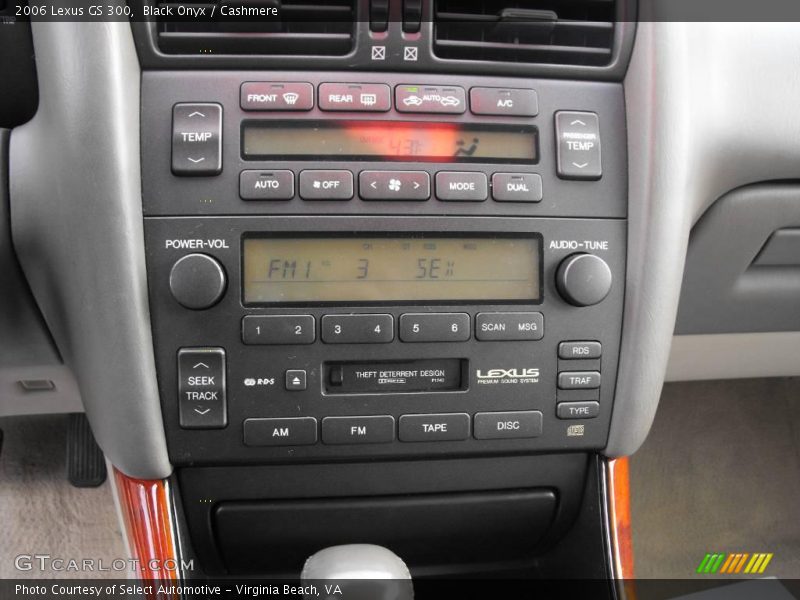Black Onyx / Cashmere 2006 Lexus GS 300