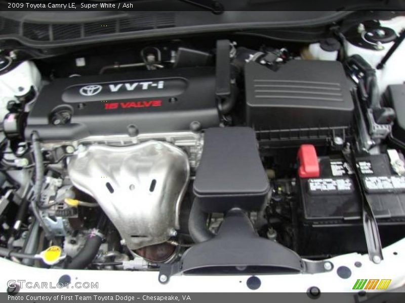Super White / Ash 2009 Toyota Camry LE