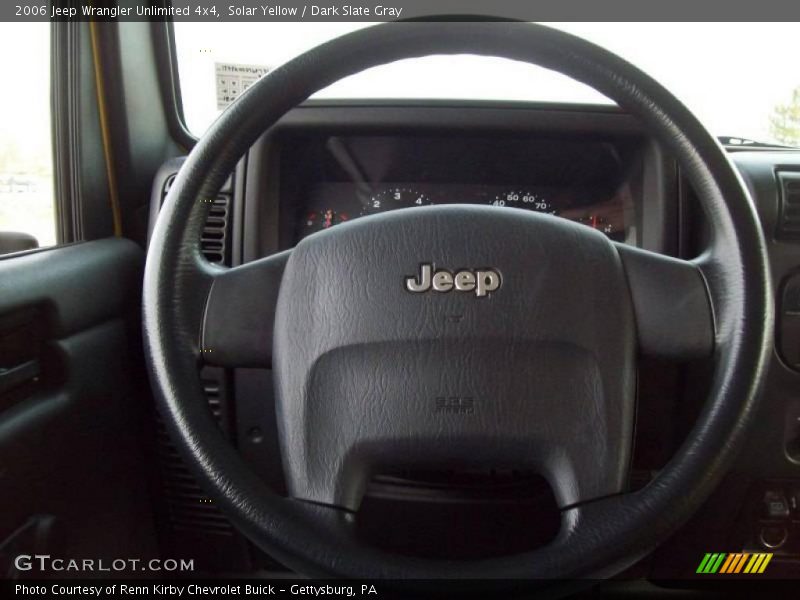 Solar Yellow / Dark Slate Gray 2006 Jeep Wrangler Unlimited 4x4