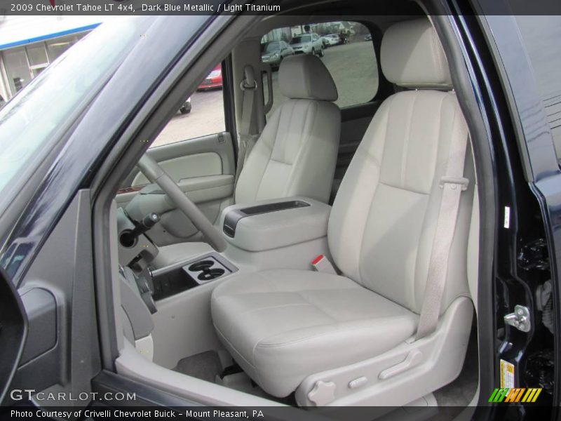 Dark Blue Metallic / Light Titanium 2009 Chevrolet Tahoe LT 4x4