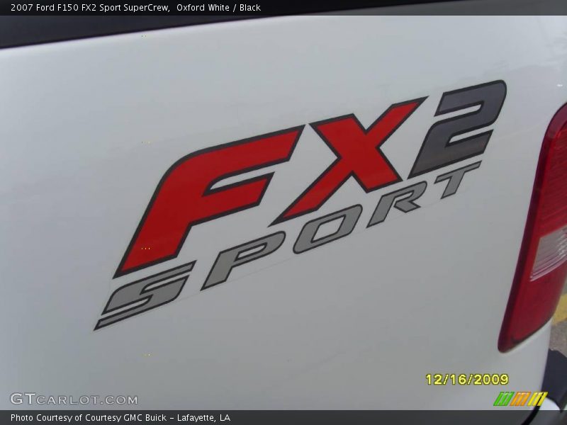 Oxford White / Black 2007 Ford F150 FX2 Sport SuperCrew
