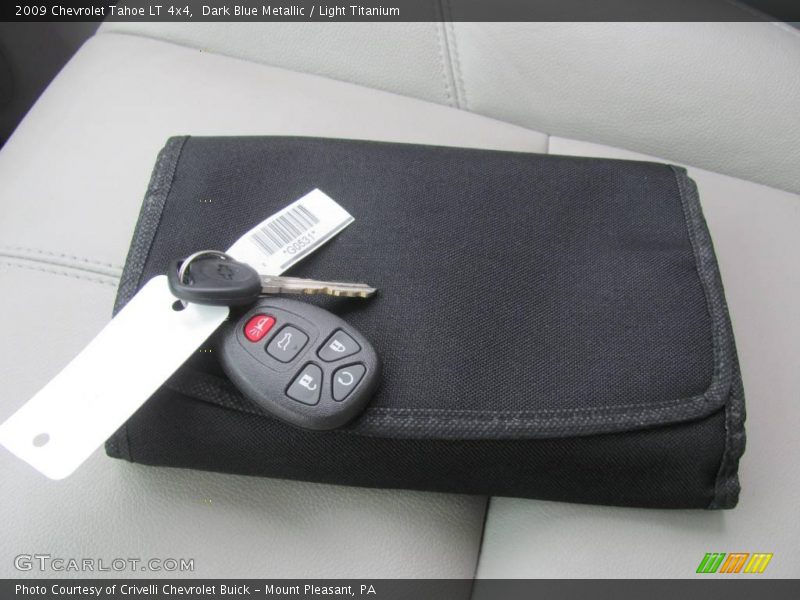 Dark Blue Metallic / Light Titanium 2009 Chevrolet Tahoe LT 4x4