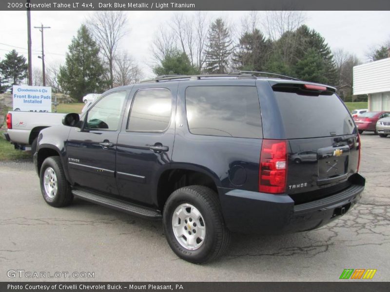 Dark Blue Metallic / Light Titanium 2009 Chevrolet Tahoe LT 4x4