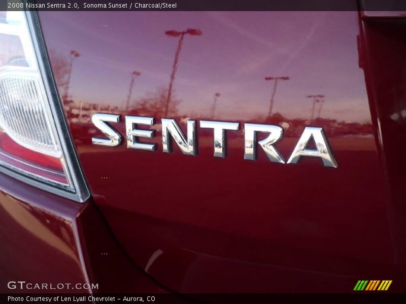 Sonoma Sunset / Charcoal/Steel 2008 Nissan Sentra 2.0