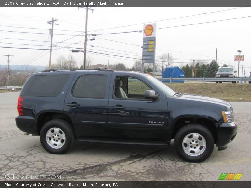 Dark Blue Metallic / Light Titanium 2009 Chevrolet Tahoe LT 4x4