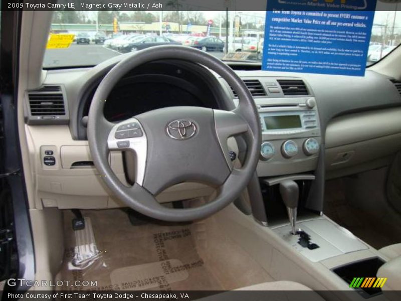 Magnetic Gray Metallic / Ash 2009 Toyota Camry LE