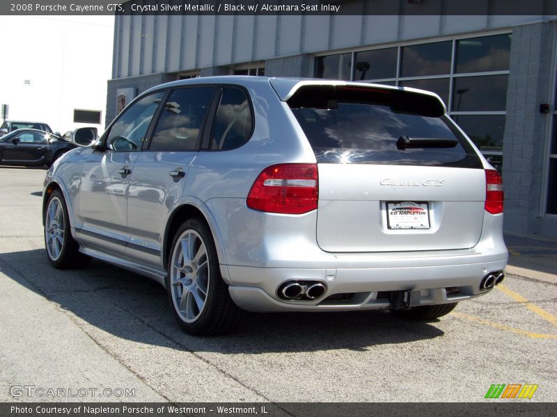 Crystal Silver Metallic / Black w/ Alcantara Seat Inlay 2008 Porsche Cayenne GTS
