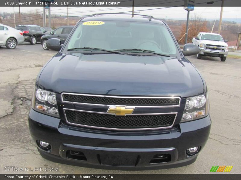 Dark Blue Metallic / Light Titanium 2009 Chevrolet Tahoe LT 4x4