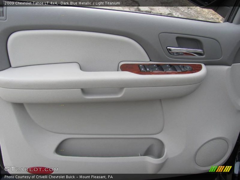 Dark Blue Metallic / Light Titanium 2009 Chevrolet Tahoe LT 4x4