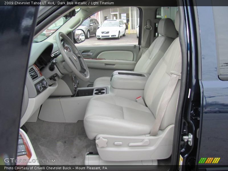 Dark Blue Metallic / Light Titanium 2009 Chevrolet Tahoe LT 4x4