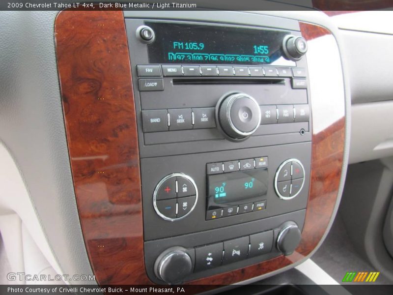 Dark Blue Metallic / Light Titanium 2009 Chevrolet Tahoe LT 4x4