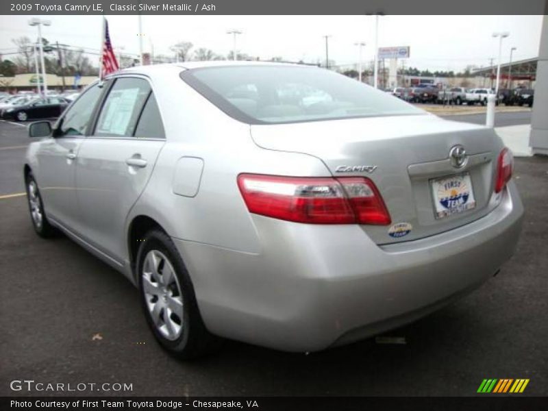 Classic Silver Metallic / Ash 2009 Toyota Camry LE