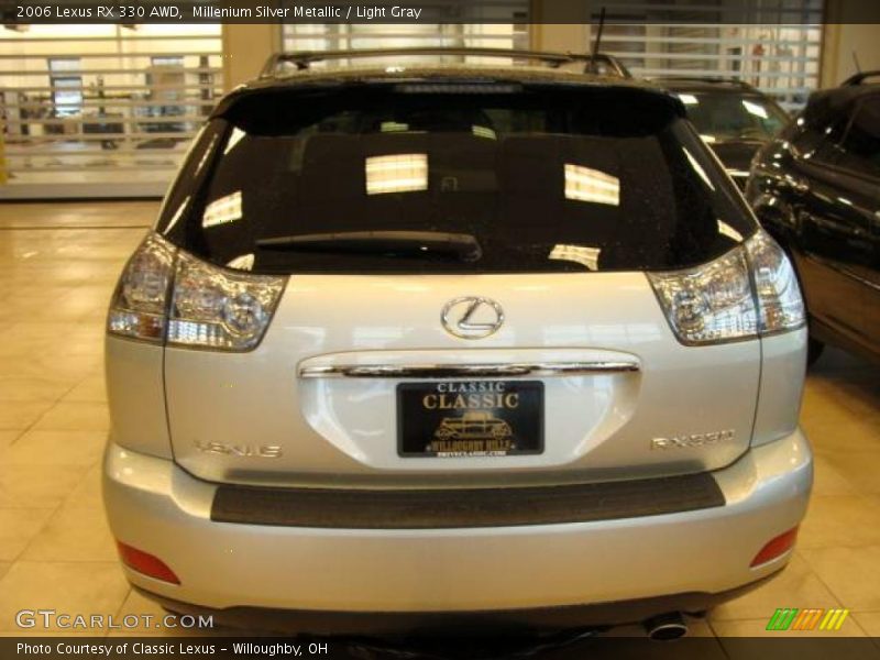 Millenium Silver Metallic / Light Gray 2006 Lexus RX 330 AWD