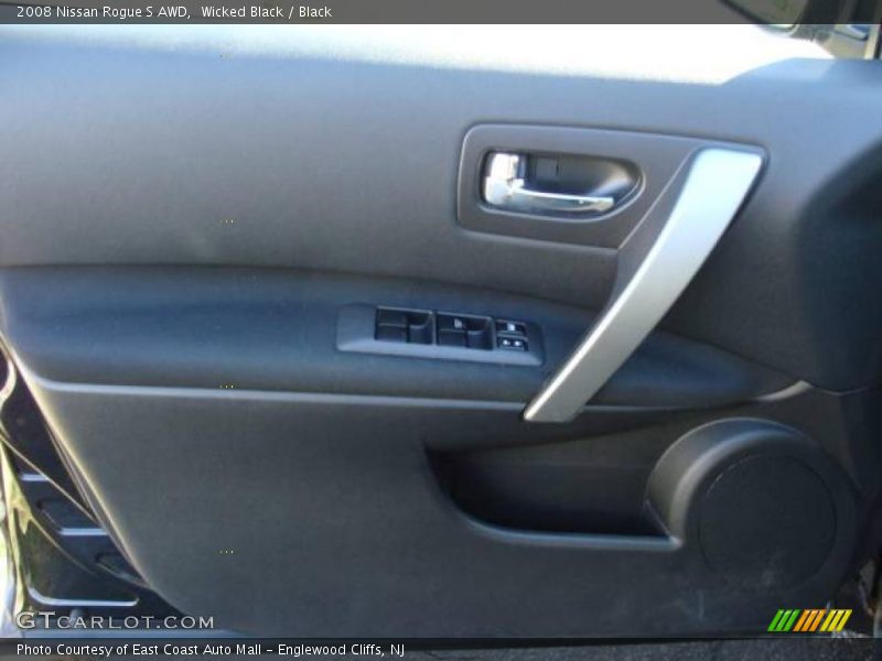 Wicked Black / Black 2008 Nissan Rogue S AWD