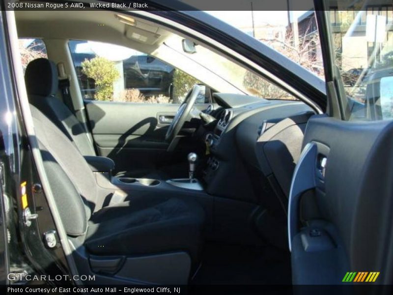 Wicked Black / Black 2008 Nissan Rogue S AWD