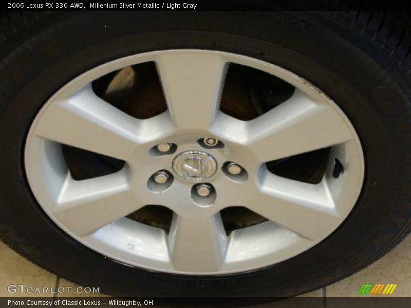 Millenium Silver Metallic / Light Gray 2006 Lexus RX 330 AWD