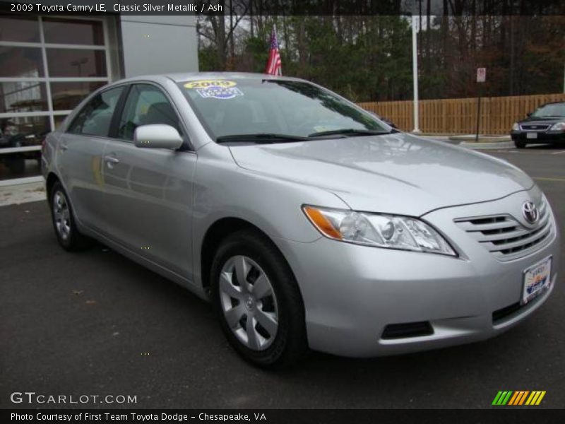 Classic Silver Metallic / Ash 2009 Toyota Camry LE