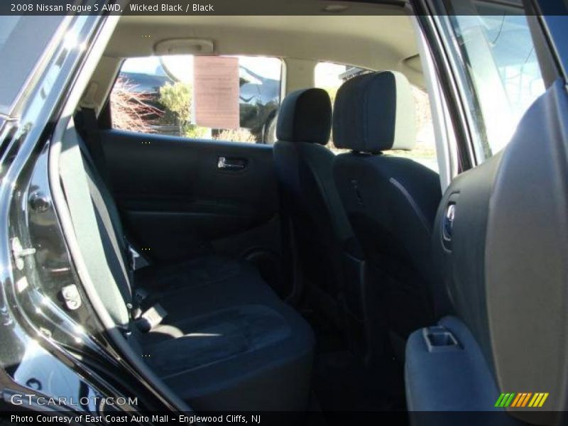 Wicked Black / Black 2008 Nissan Rogue S AWD