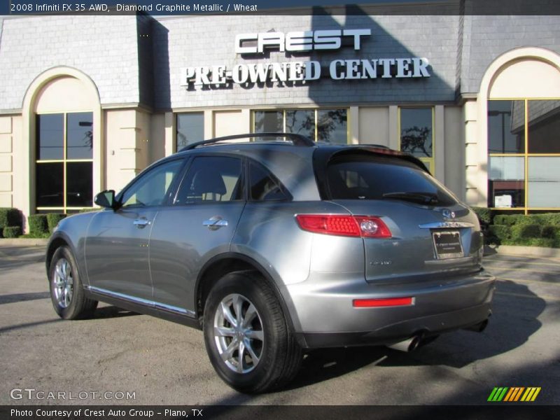 Diamond Graphite Metallic / Wheat 2008 Infiniti FX 35 AWD