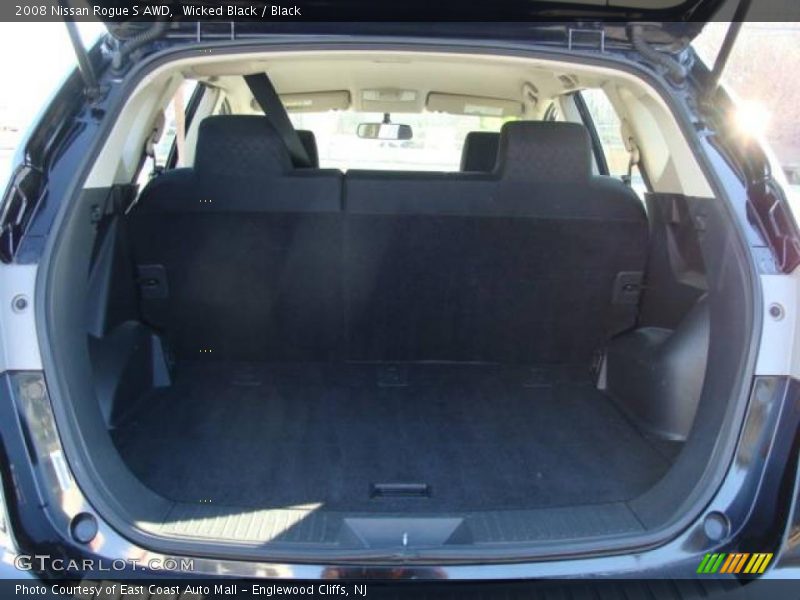 Wicked Black / Black 2008 Nissan Rogue S AWD