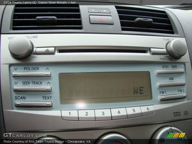 Classic Silver Metallic / Ash 2009 Toyota Camry LE