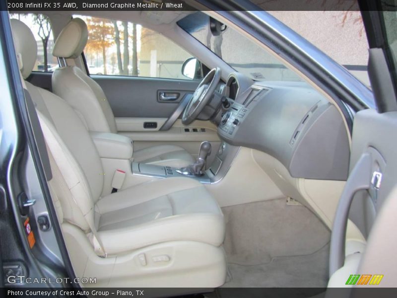 Diamond Graphite Metallic / Wheat 2008 Infiniti FX 35 AWD