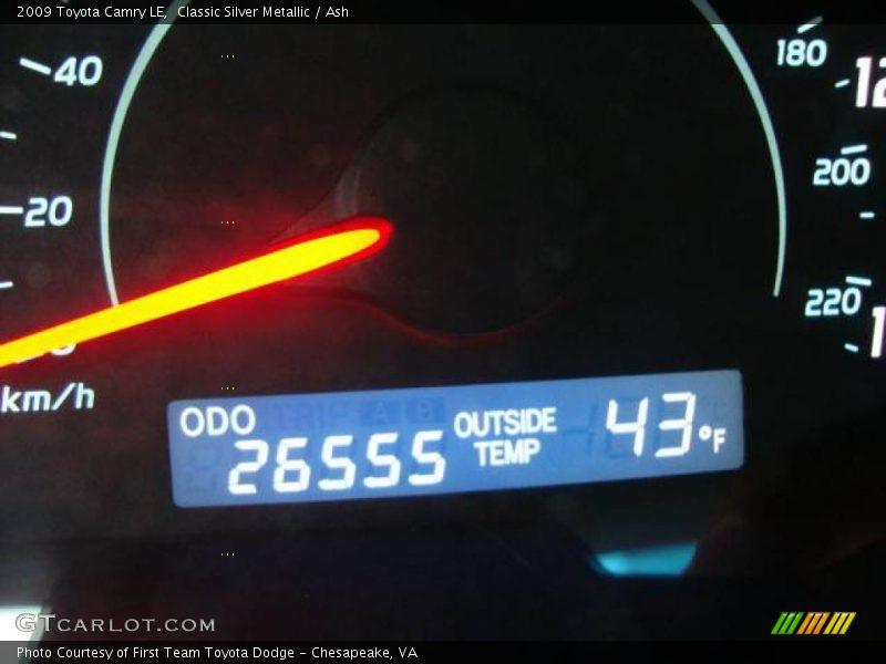 Classic Silver Metallic / Ash 2009 Toyota Camry LE