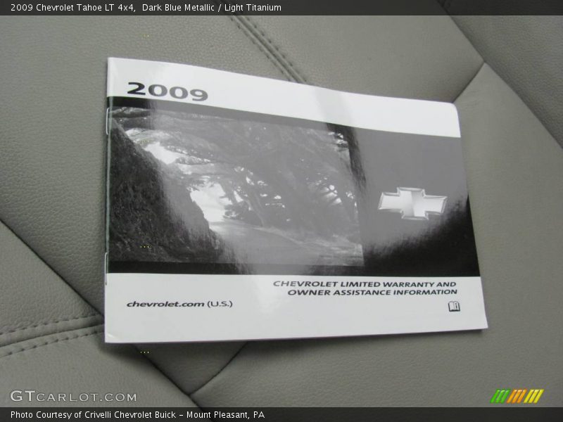 Dark Blue Metallic / Light Titanium 2009 Chevrolet Tahoe LT 4x4
