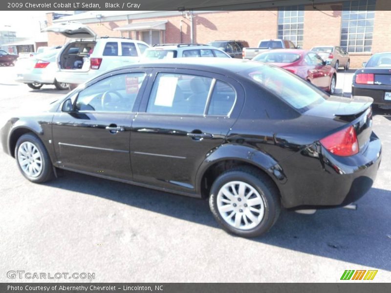 Black / Gray 2009 Chevrolet Cobalt LT Sedan