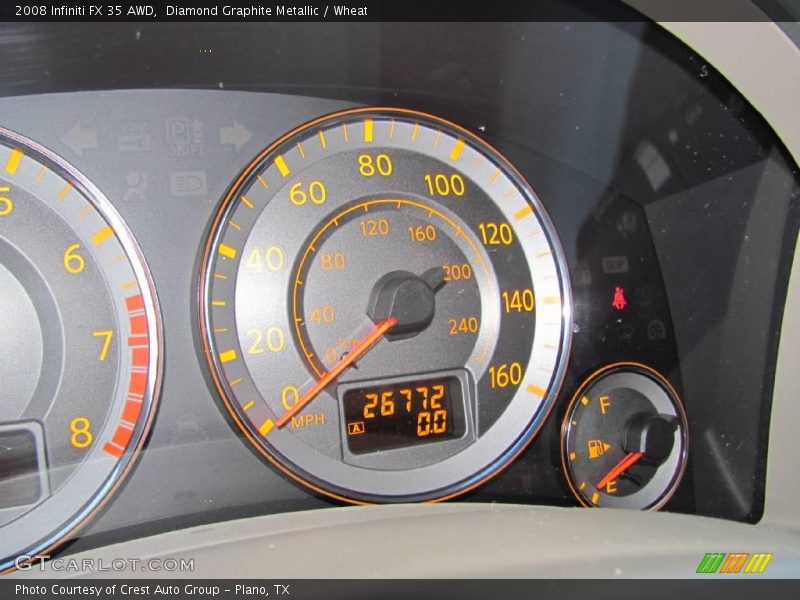 Diamond Graphite Metallic / Wheat 2008 Infiniti FX 35 AWD