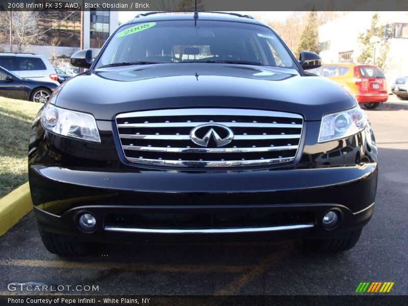 Black Obsidian / Brick 2008 Infiniti FX 35 AWD