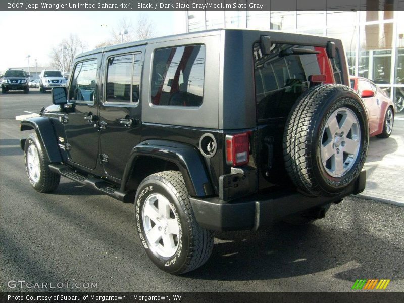 Black / Dark Slate Gray/Medium Slate Gray 2007 Jeep Wrangler Unlimited Sahara 4x4