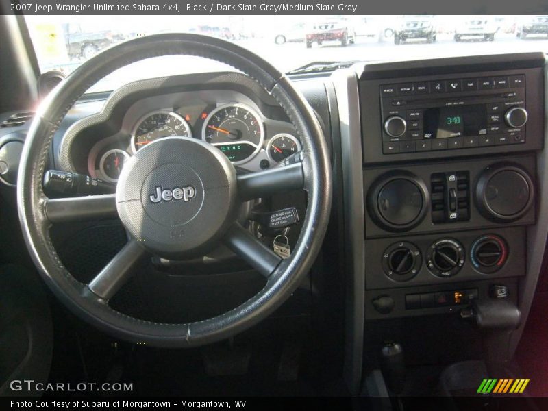 Black / Dark Slate Gray/Medium Slate Gray 2007 Jeep Wrangler Unlimited Sahara 4x4