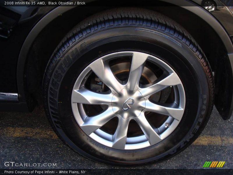 Black Obsidian / Brick 2008 Infiniti FX 35 AWD