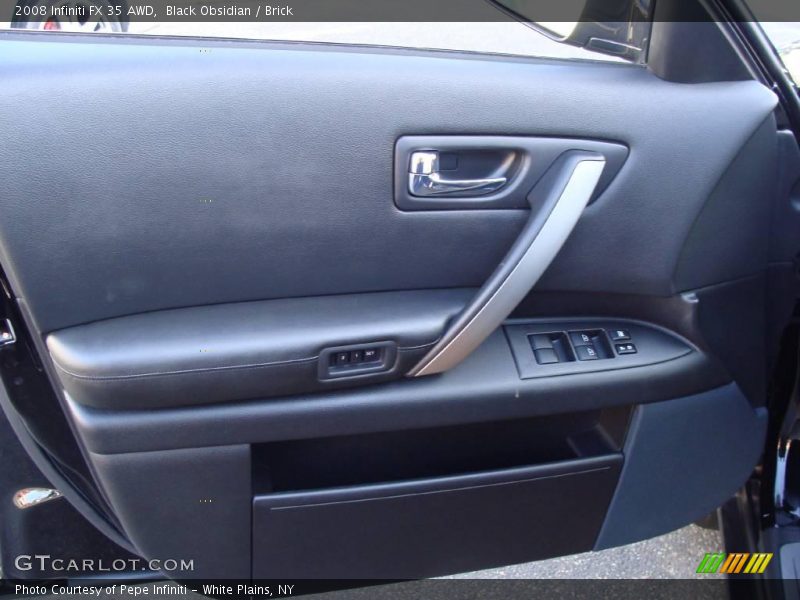 Black Obsidian / Brick 2008 Infiniti FX 35 AWD