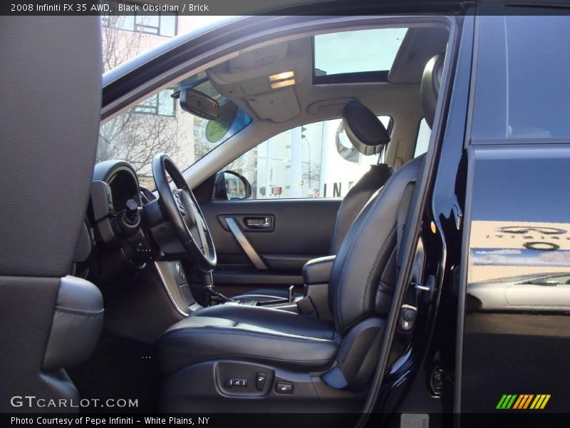 Black Obsidian / Brick 2008 Infiniti FX 35 AWD