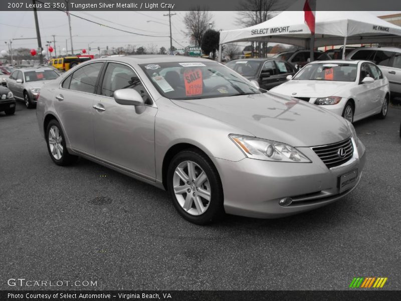 Tungsten Silver Metallic / Light Gray 2007 Lexus ES 350