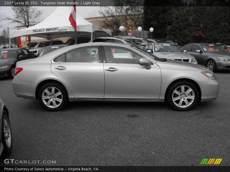 Tungsten Silver Metallic / Light Gray 2007 Lexus ES 350