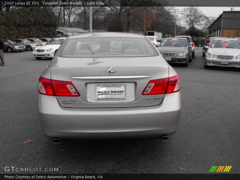 Tungsten Silver Metallic / Light Gray 2007 Lexus ES 350
