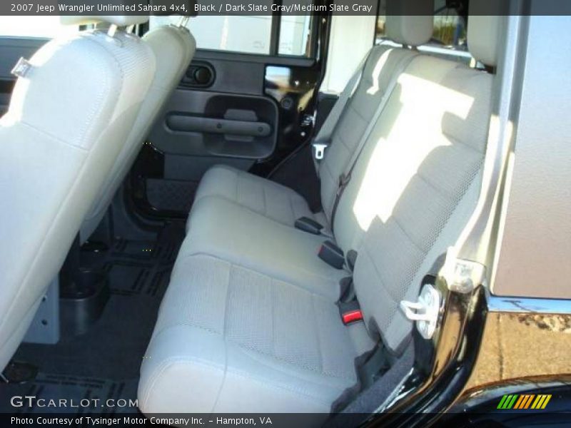 Black / Dark Slate Gray/Medium Slate Gray 2007 Jeep Wrangler Unlimited Sahara 4x4