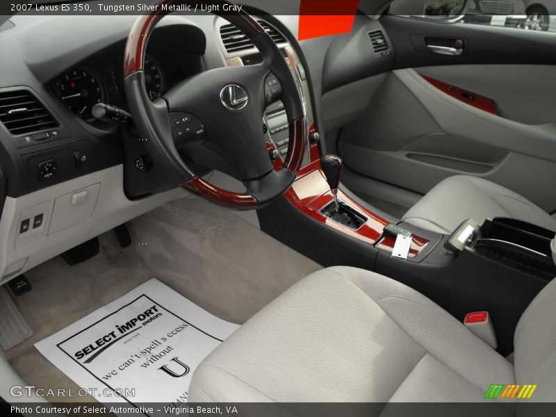 Tungsten Silver Metallic / Light Gray 2007 Lexus ES 350
