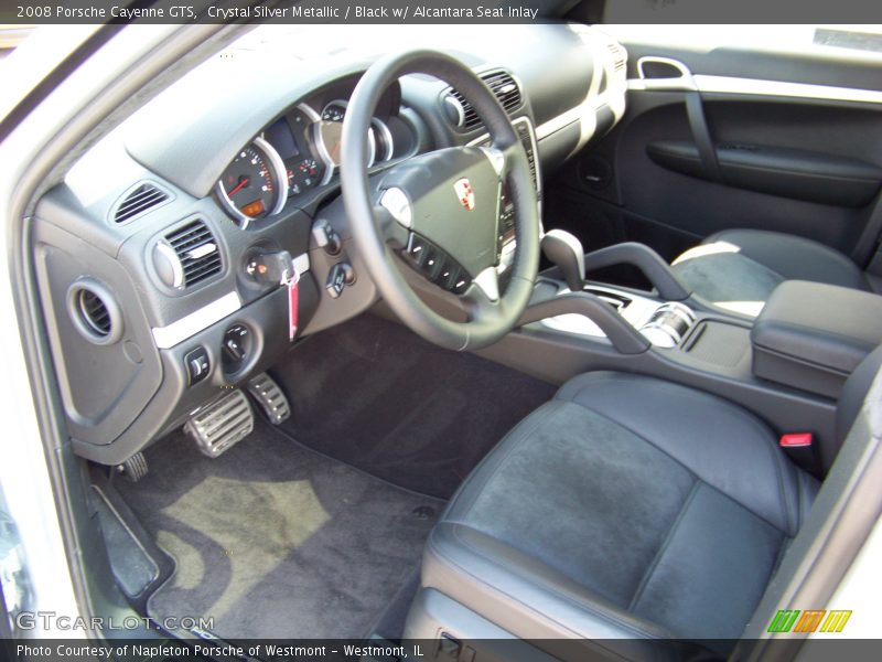Crystal Silver Metallic / Black w/ Alcantara Seat Inlay 2008 Porsche Cayenne GTS