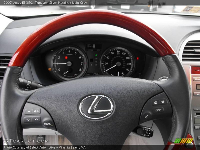 Tungsten Silver Metallic / Light Gray 2007 Lexus ES 350