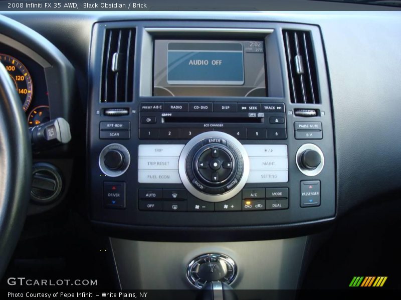Black Obsidian / Brick 2008 Infiniti FX 35 AWD